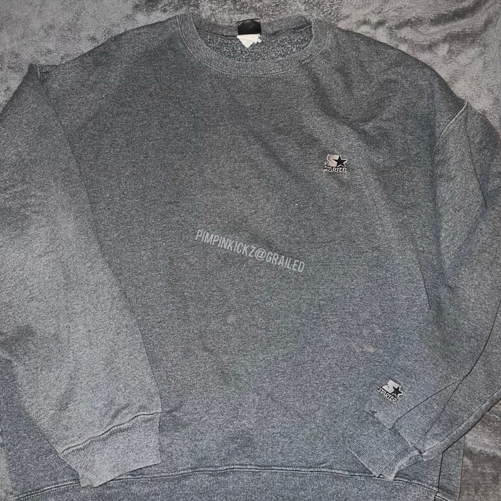 Men’s grey/gray starter sweatshirt